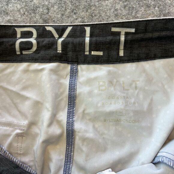 Bylt Basics Coastal Boardshorts Blue And White Polka Dots - Picture 8 of 8